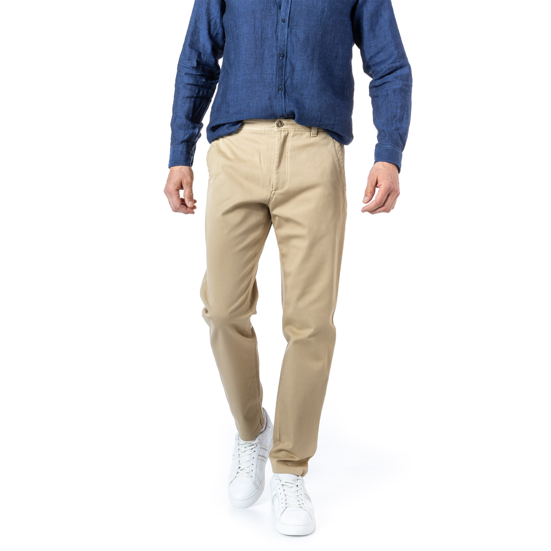 HILTL Herren Hose beige Baumwolle