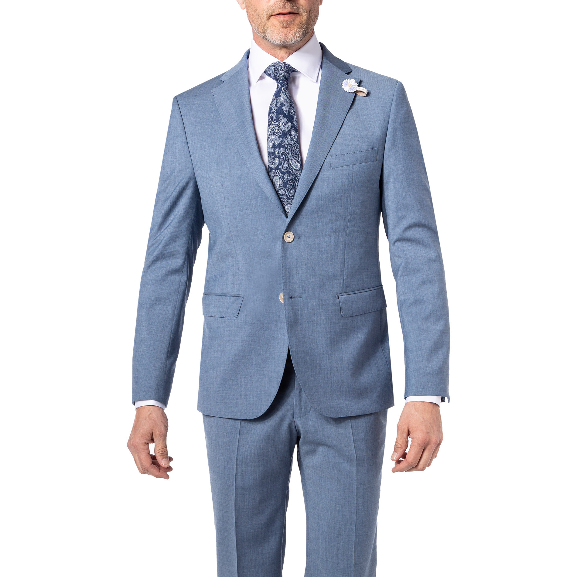 BALDESSARINI Herren Sakko blau Slim Fit