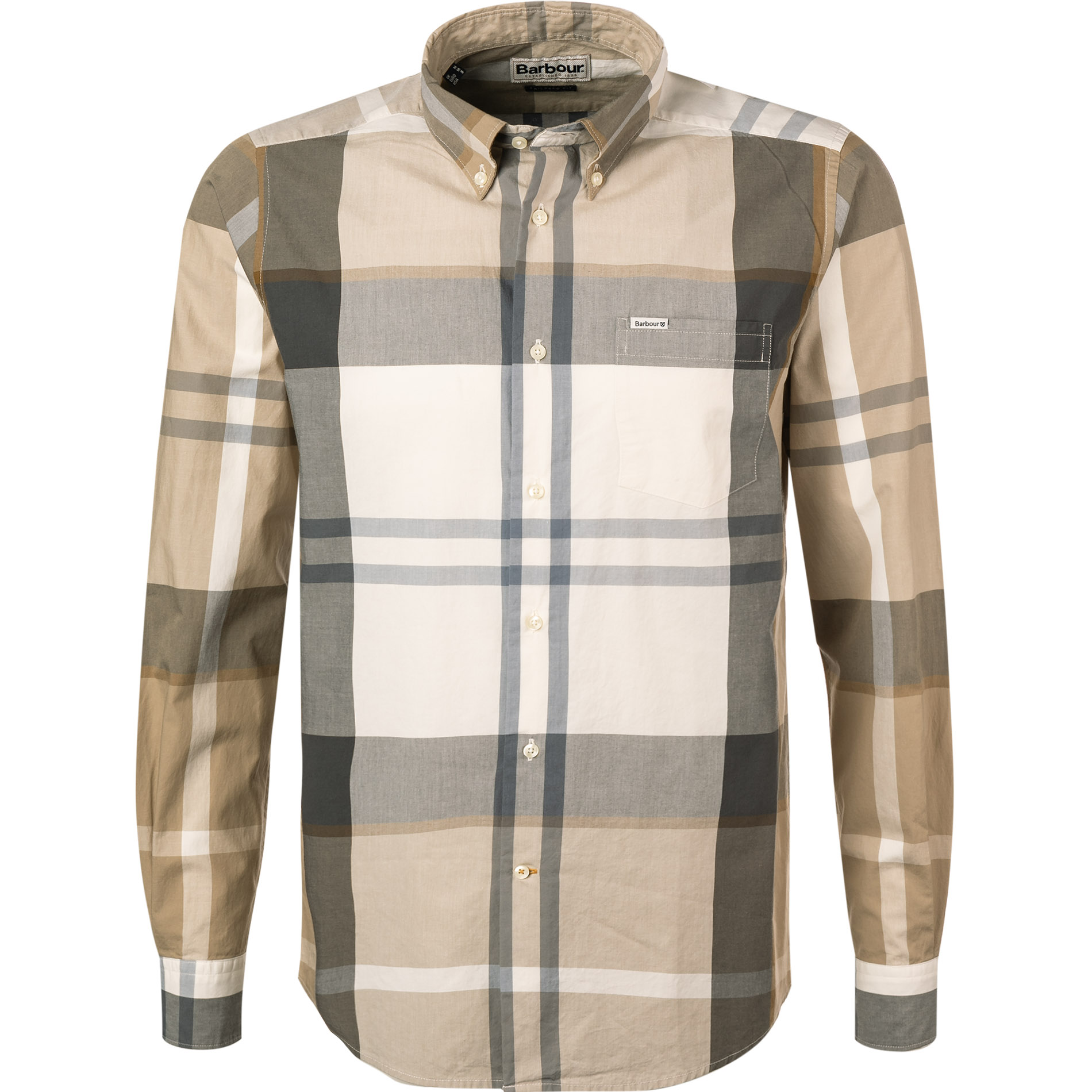 Barbour Herren Hemd beige kariert
