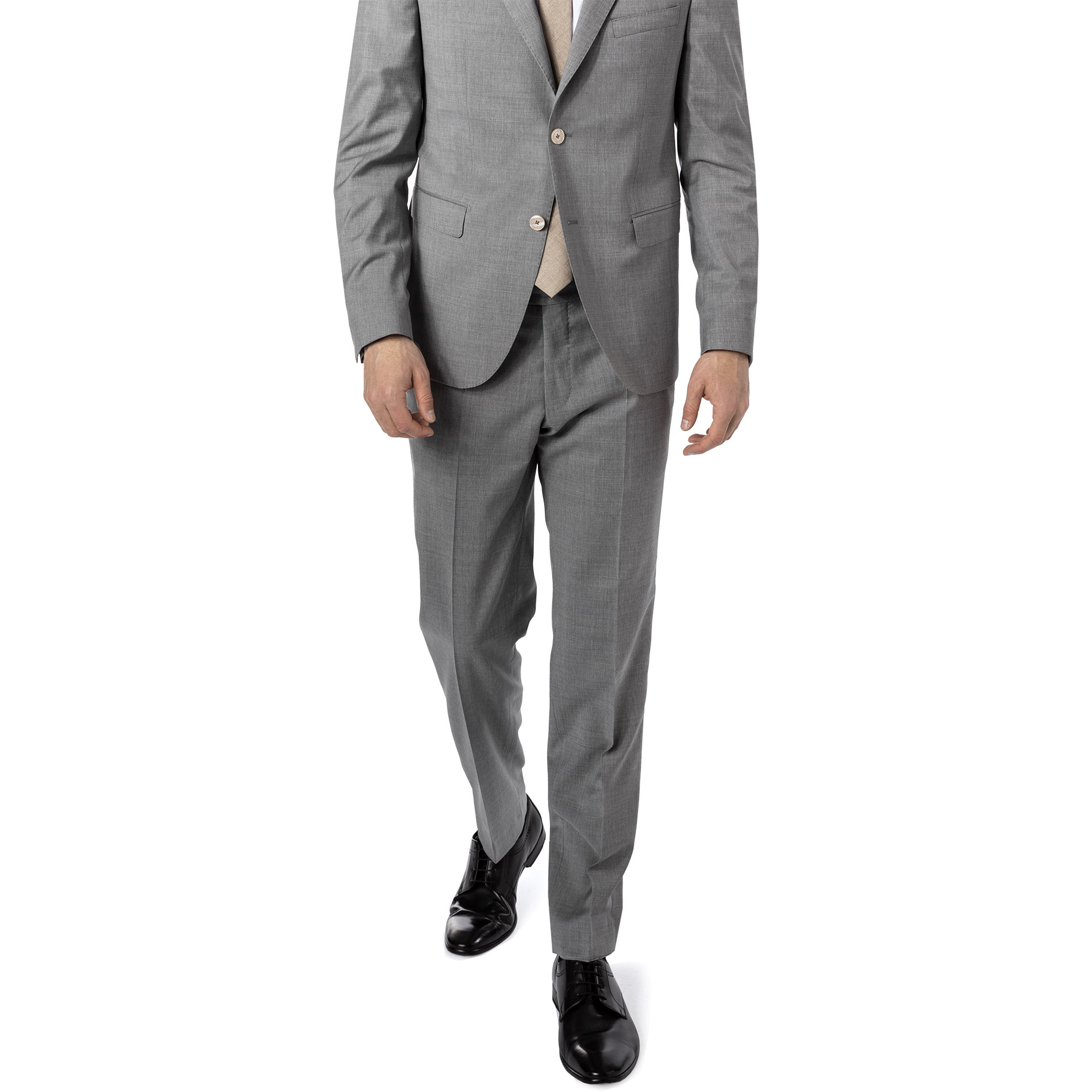 BALDESSARINI Herren Hose grau Slim Fit
