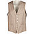Weste, Slim Fit, Schurwolle, beige meliert - sand