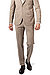 Hose, Slim Fit, Schurwolle, beige meliert - sand