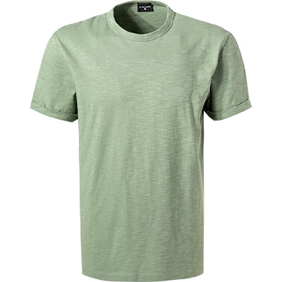 T-Shirt Baumwolle grün meliert