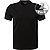 T-Shirts, Bio Baumwoll-Stretch, schwarz - schwarz