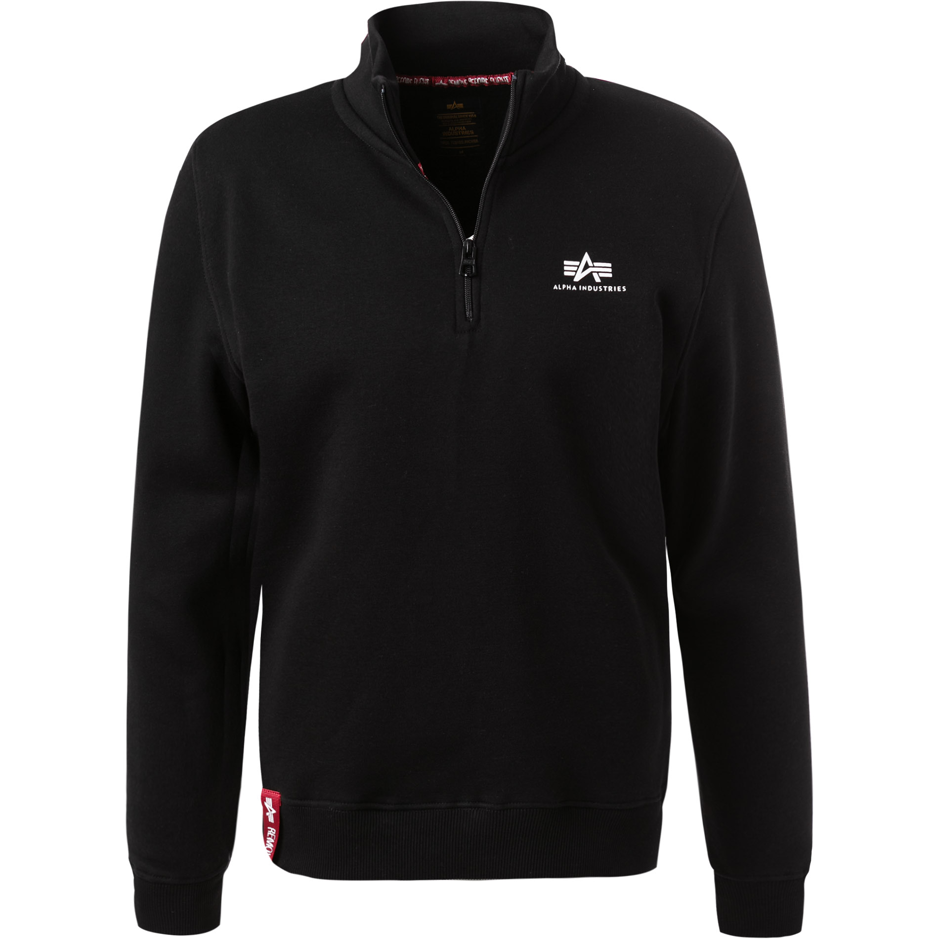 ALPHA INDUSTRIES Herren Troyer schwarz unifarben
