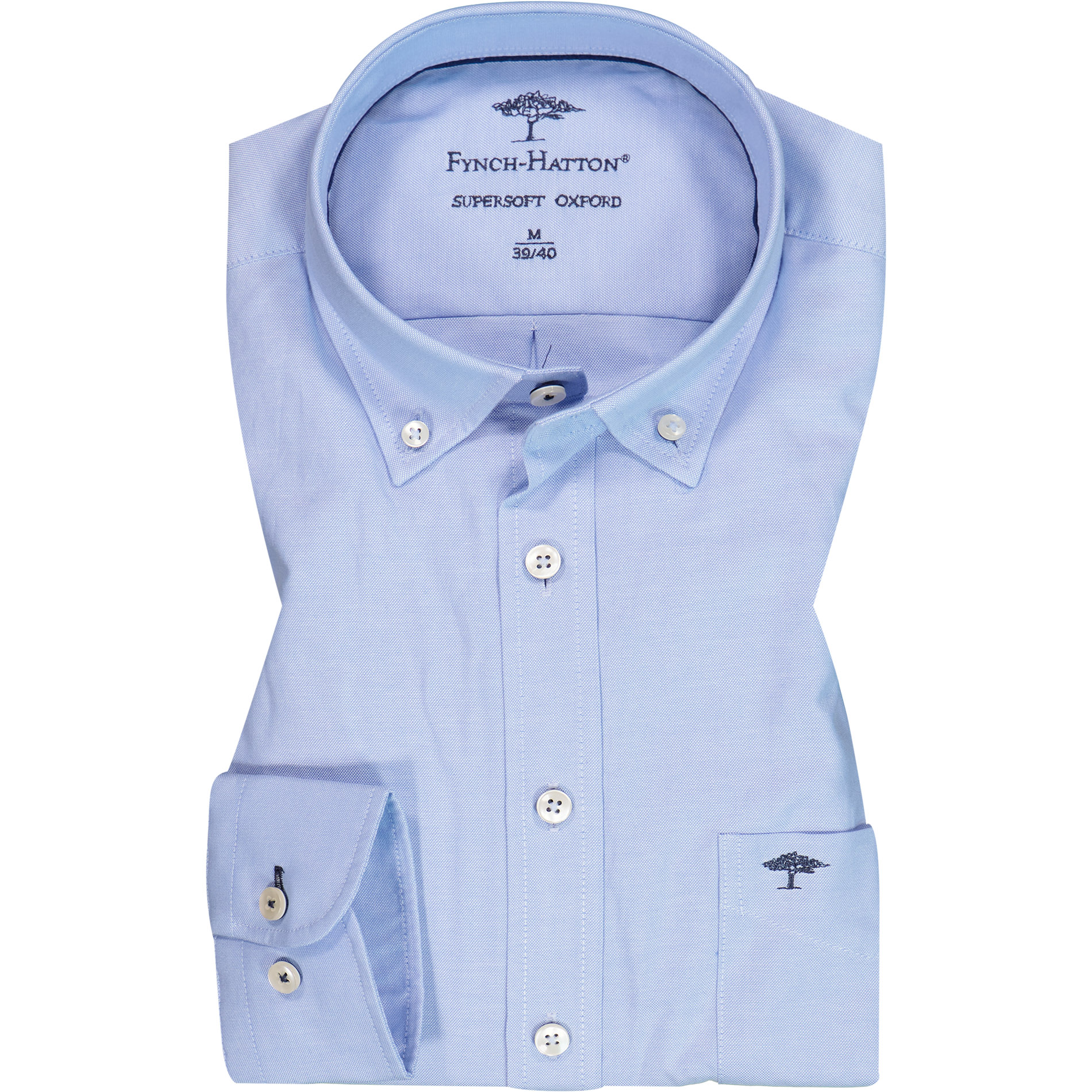 Fynch-Hatton Herren Hemd blau
