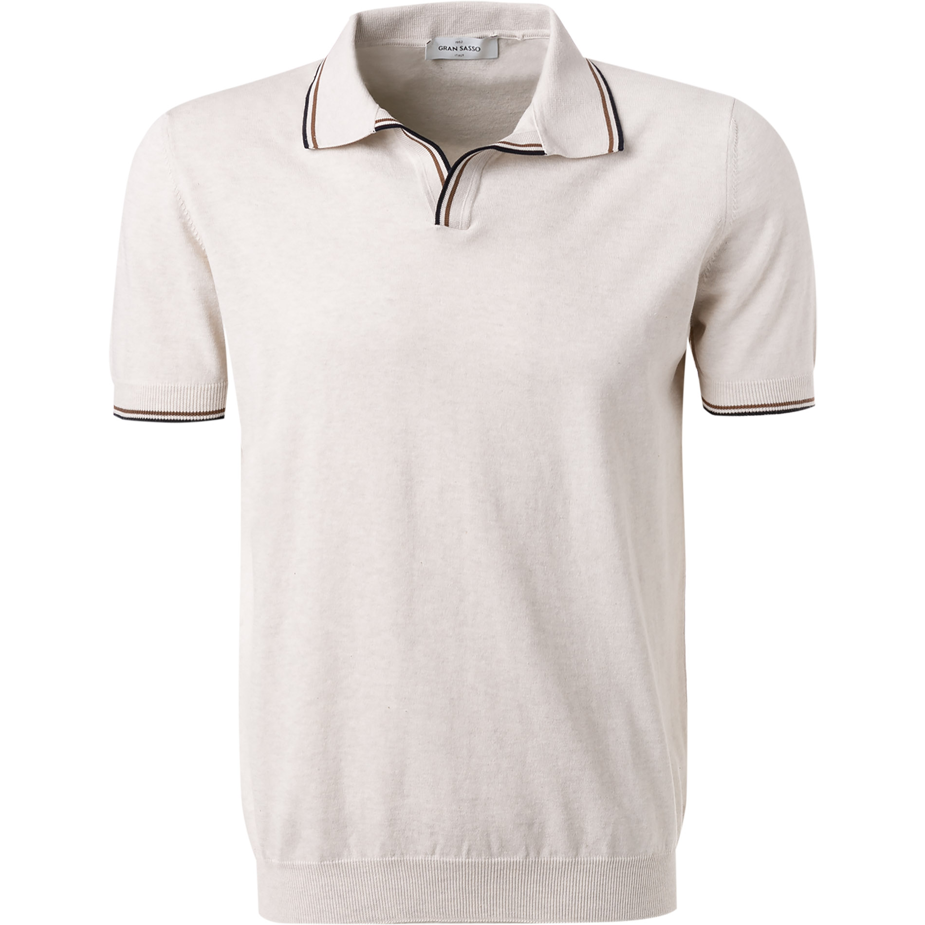Gran Sasso Herren Polo-Shirt beige