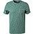T-Shirt, Baumwolle, grün gestreift - grün