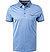 Polo-Shirt, Baumwoll-Jersey, eisblau - eisblau