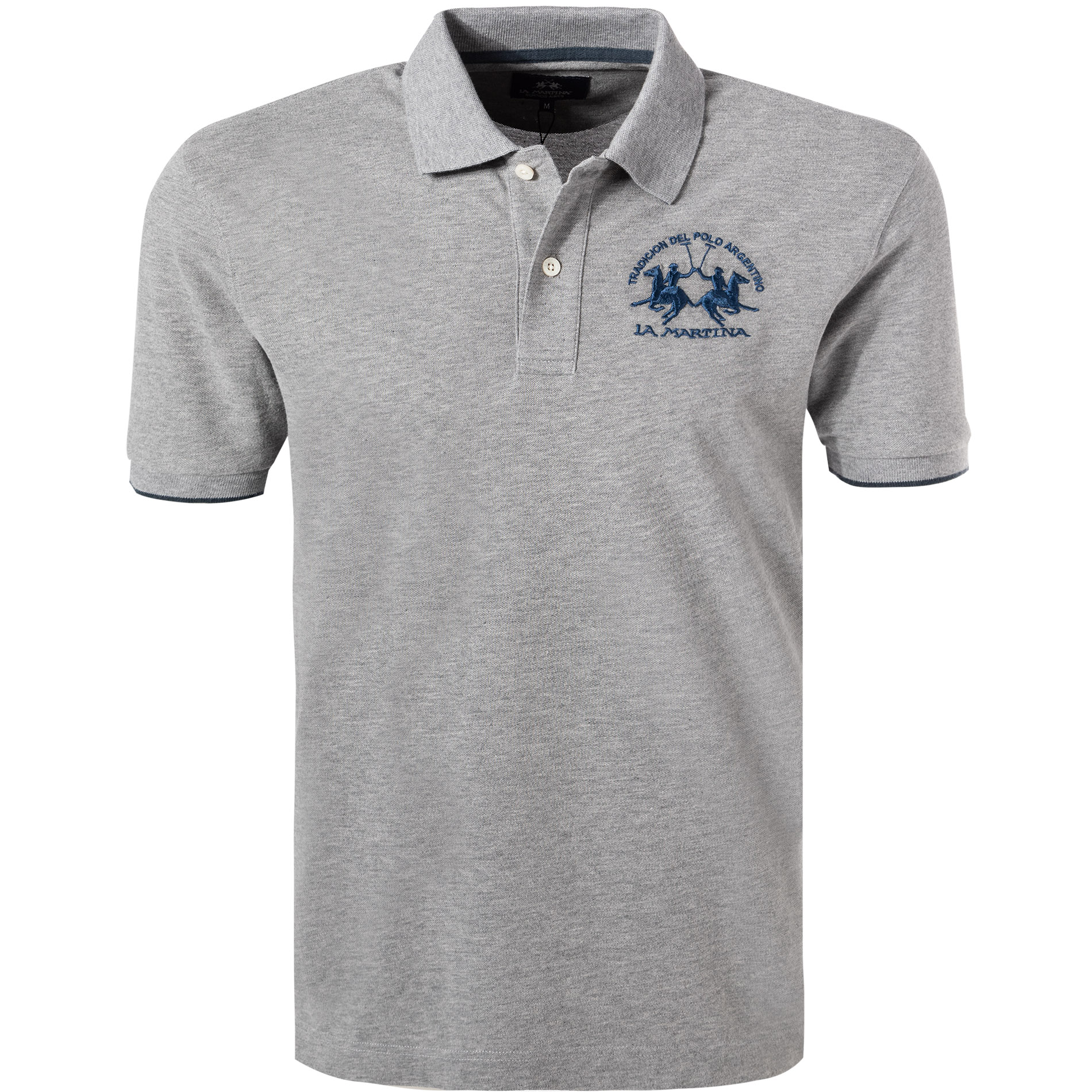 LA MARTINA Herren Polo-Shirt grau