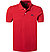 Polo-Shirt, Regular Fit, Baumwoll-Piqué, rot - rot