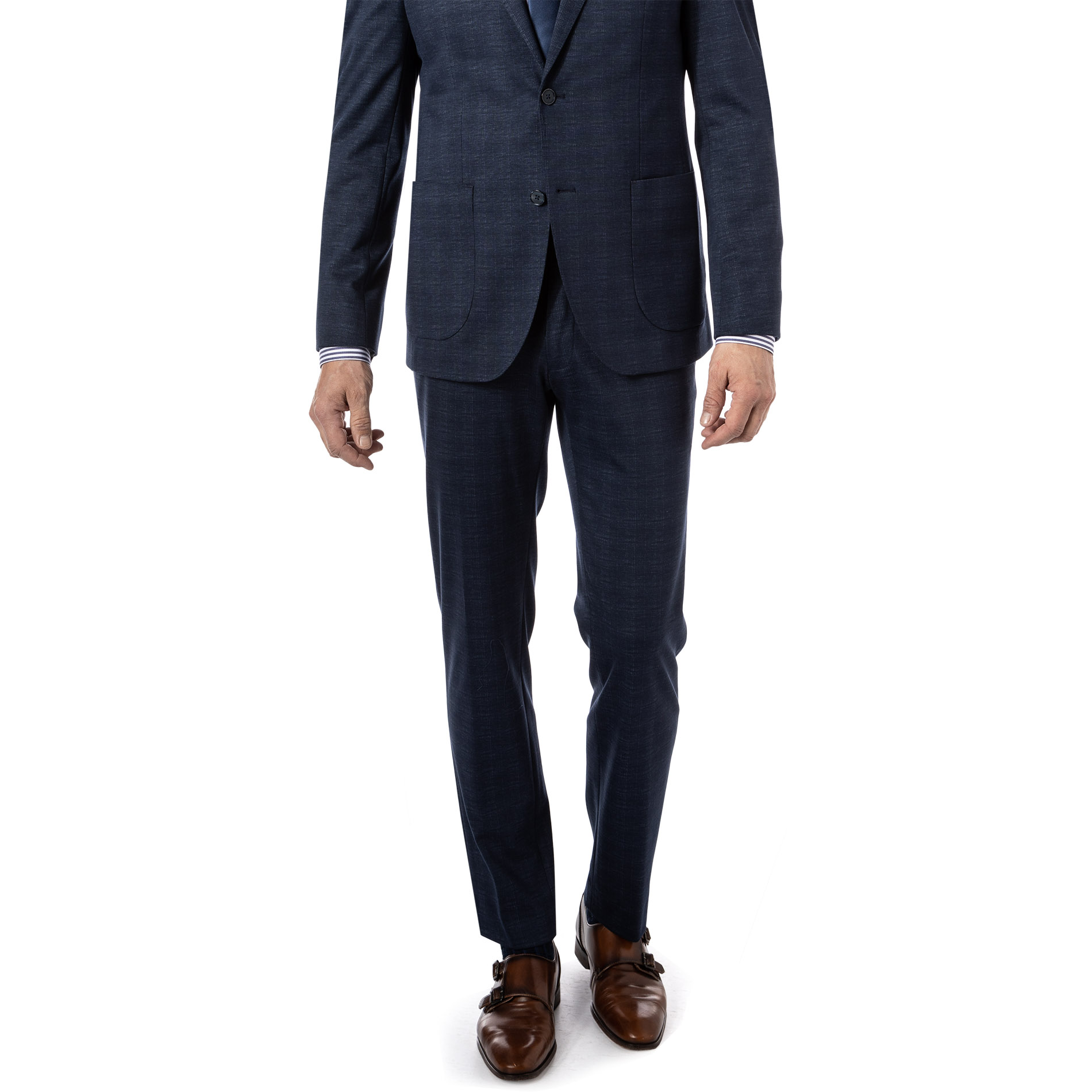 HECHTER PARIS Herren Hose blau