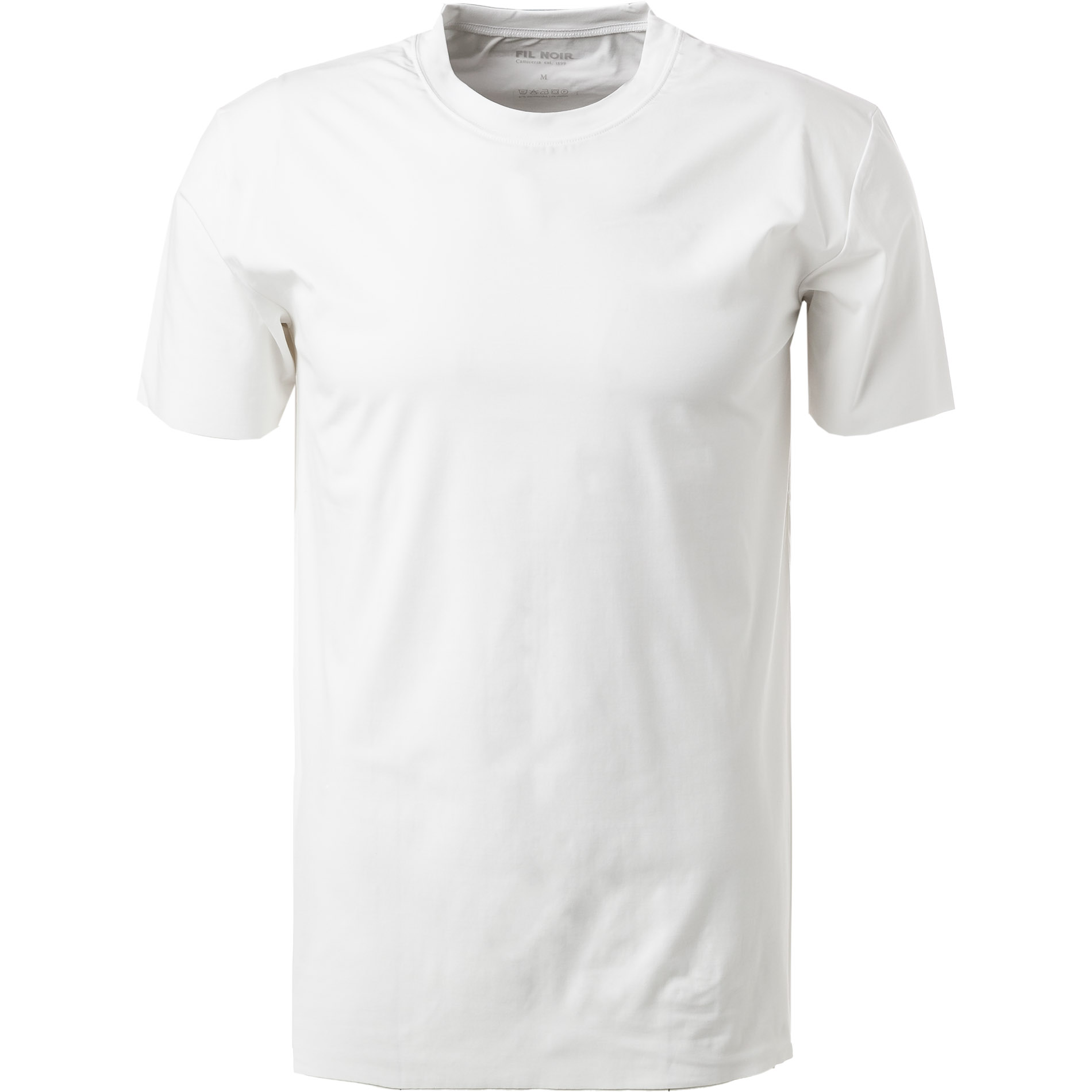 FIL NOIR Herren T-Shirt weiß Mikrofaser