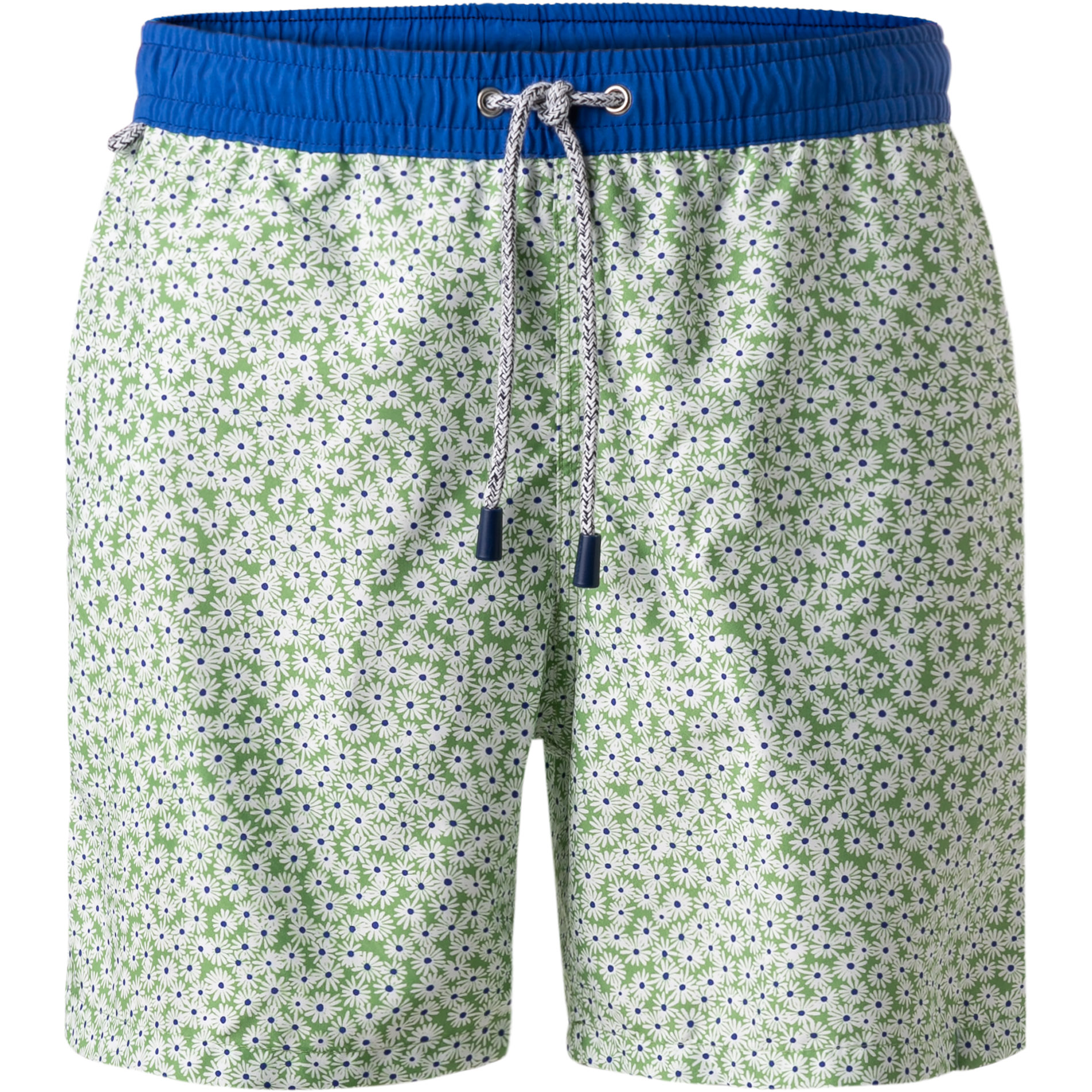 MC ALSON Herren Badeshorts grün Mikrofaser gemustert