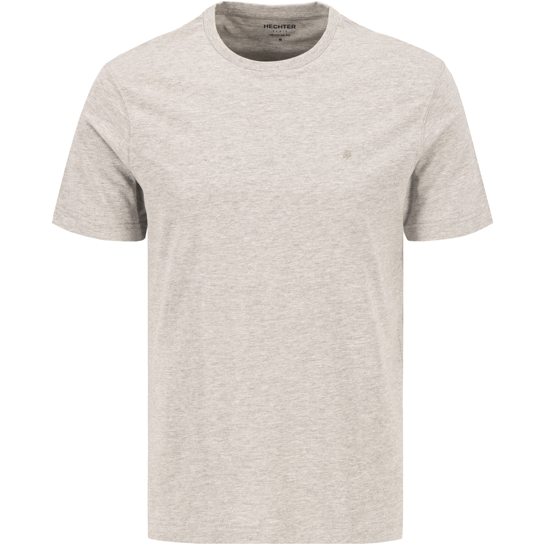 HECHTER PARIS Herren T-Shirts grau meliert