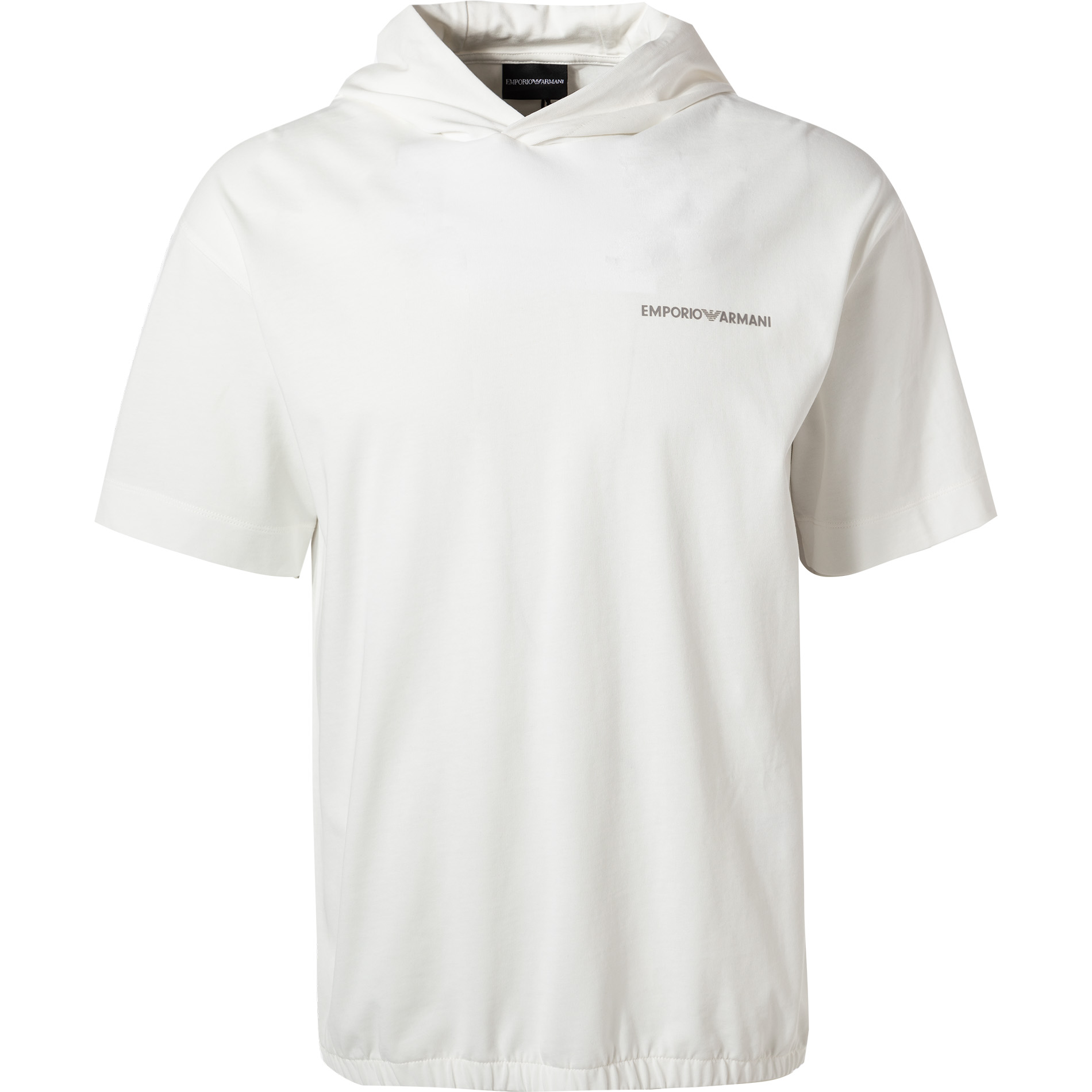 EMPORIO ARMANI Herren Kapuzenshirt weiß Baumwolle