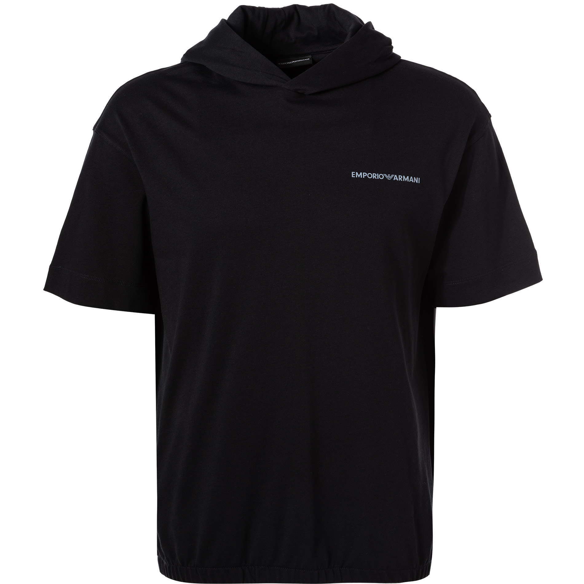 EMPORIO ARMANI Herren Kapuzenshirt blau Baumwolle