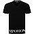T-Shirt, Baumwoll-Stretch, schwarz - schwarz