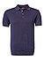 Polo-Shirt, Baumwoll-Strick, nachtblau - nachtblau