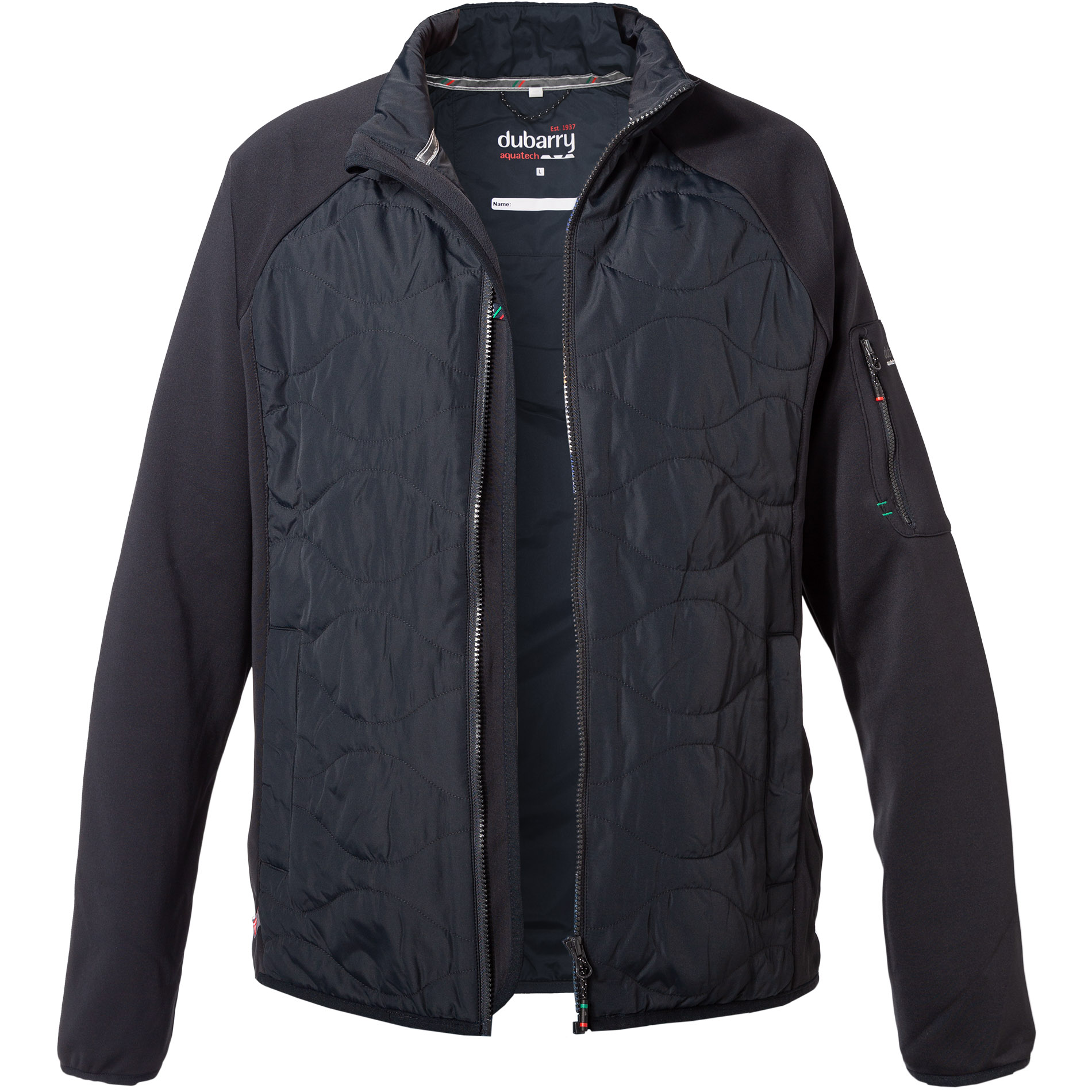 dubarry Herren Jacke grau Mikrofaser unifarben