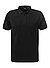 Polo-Shirt, Pima Baumwoll-Piqué, schwarz - schwarz