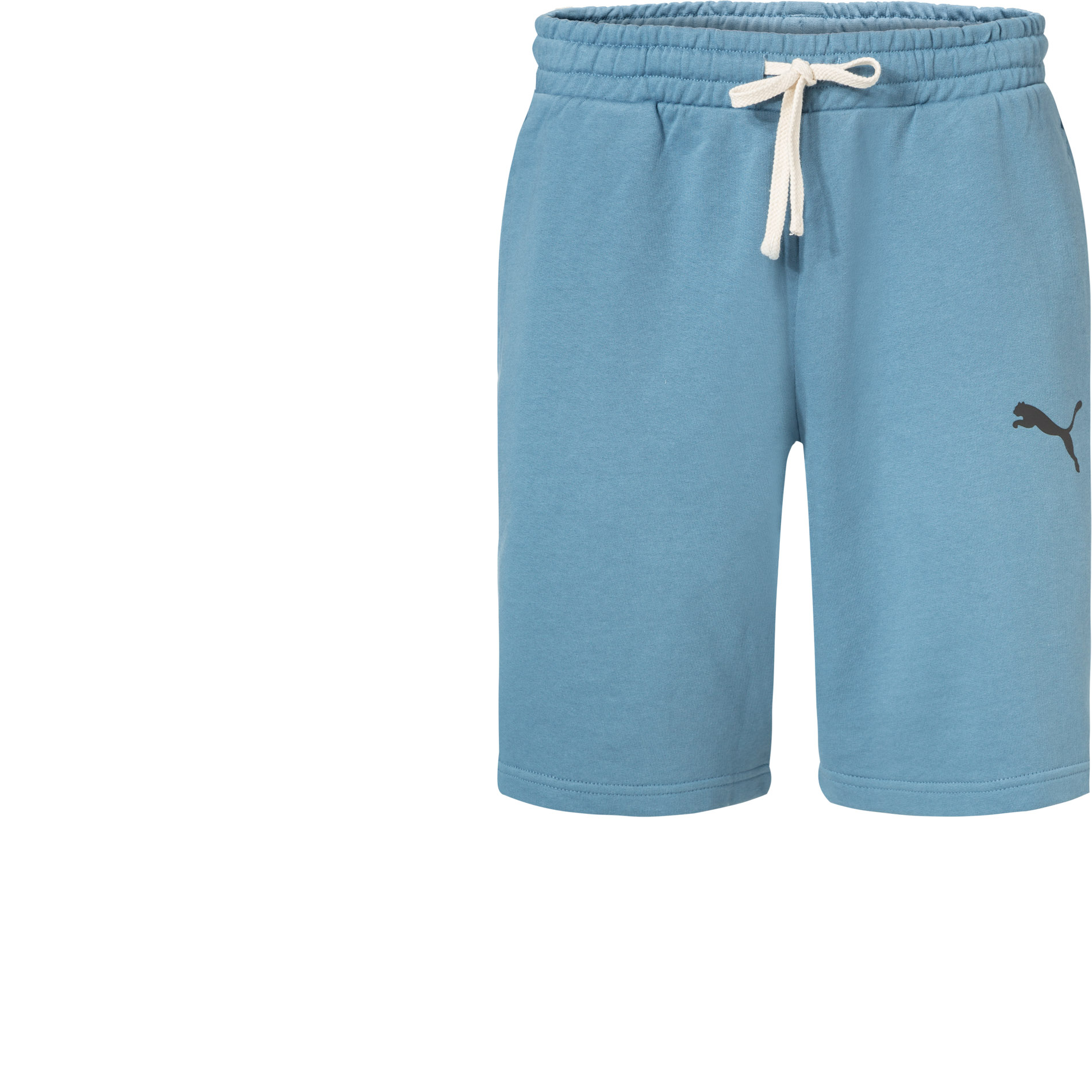 PUMA Herren Sweatshorts blau Baumwolle & Mix unifarben