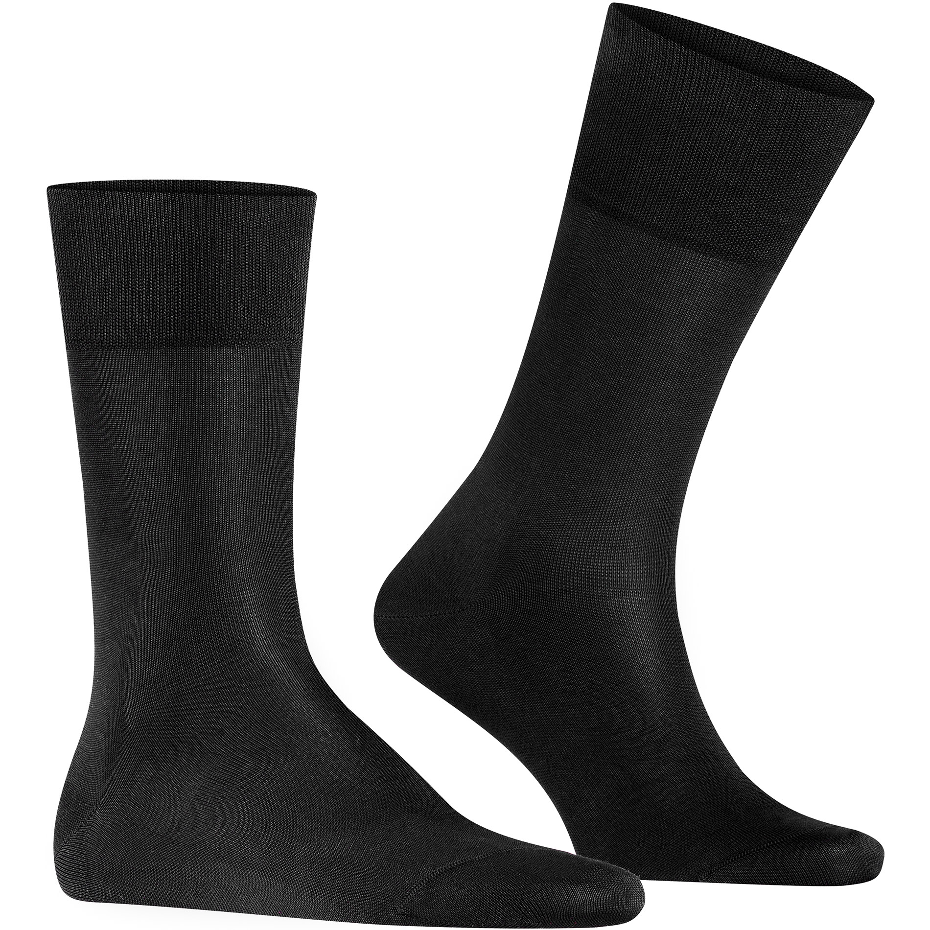 Falke Herren Socken schwarz Baumwolle & Mix unifarben