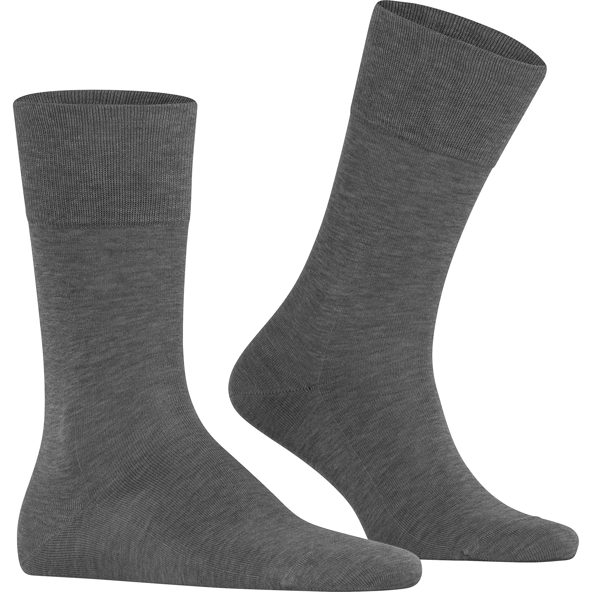 Falke Herren Socken Grau Baumwolle & Mix Unifarben