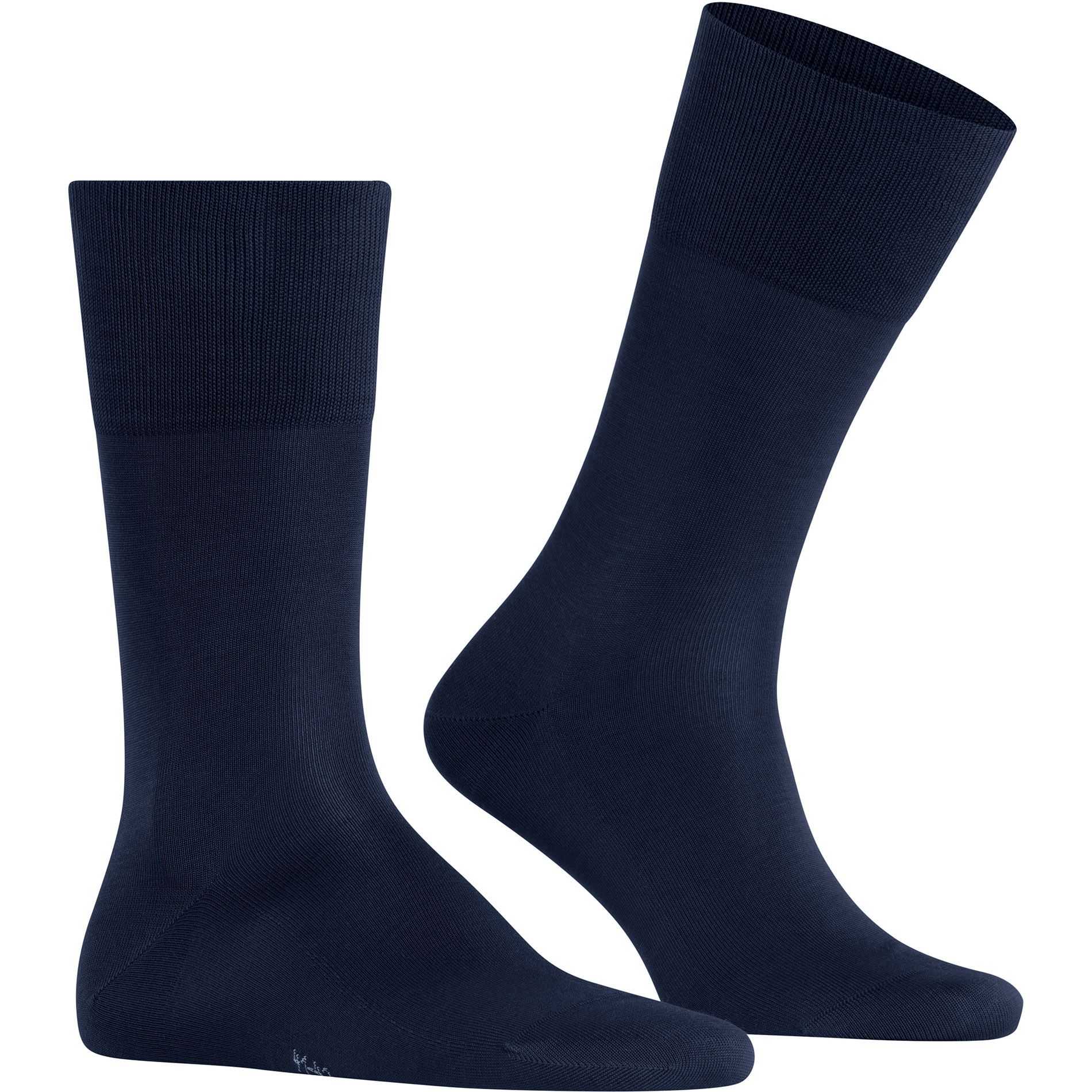 Falke Herren Socken Blau Baumwolle & Mix Unifarben