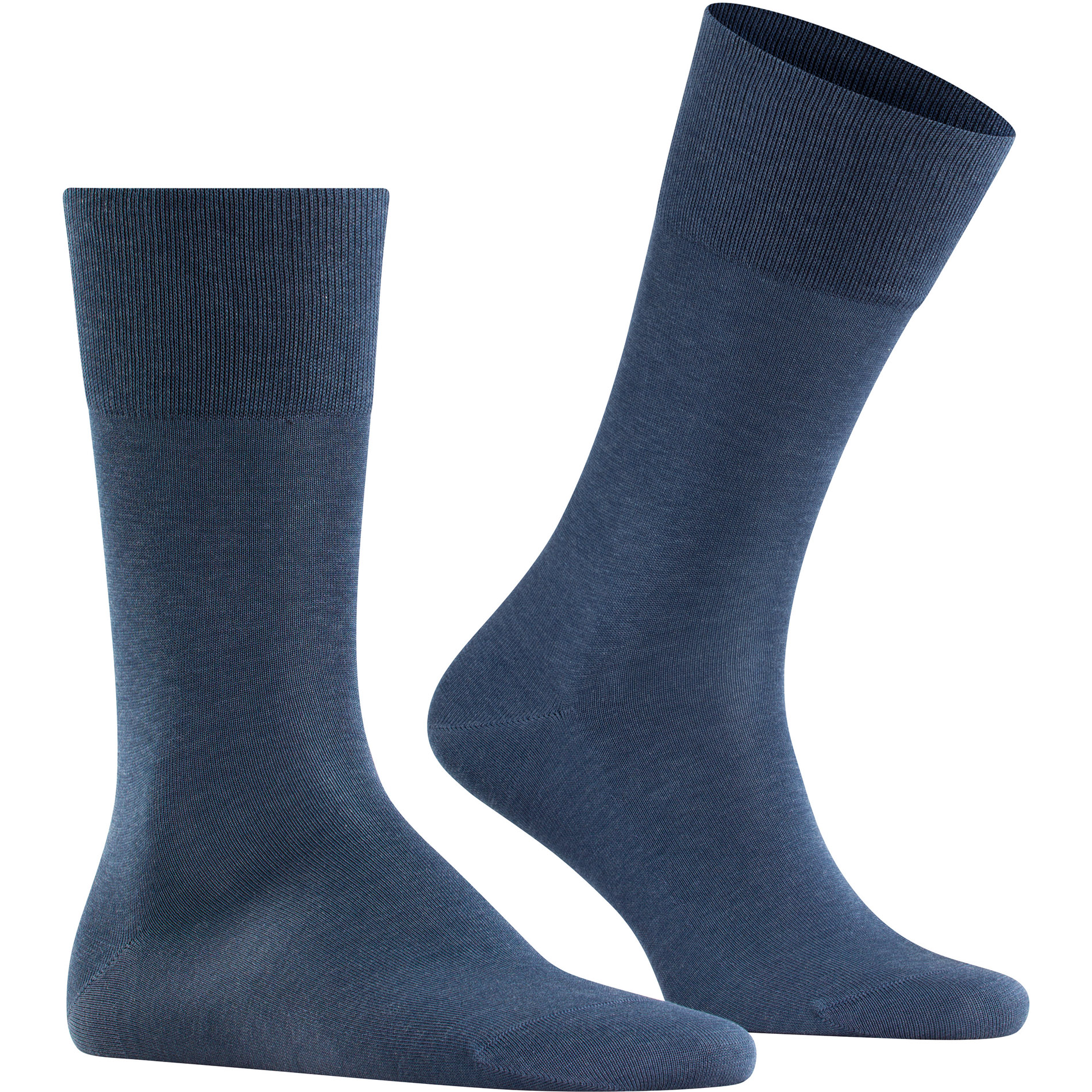 Falke Herren Socken blau Baumwolle & Mix unifarben