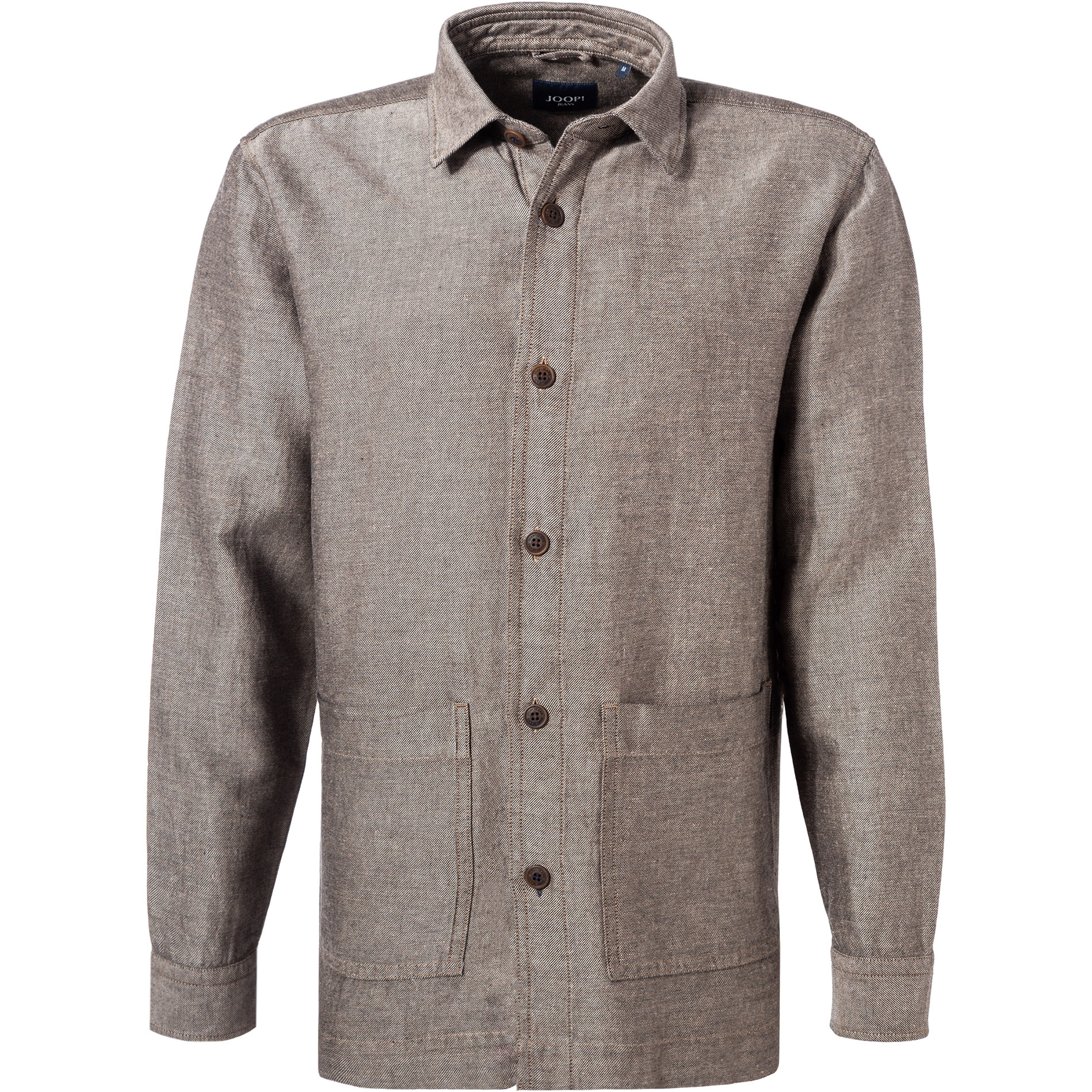 JOOP! Herren Overshirt braun meliert
