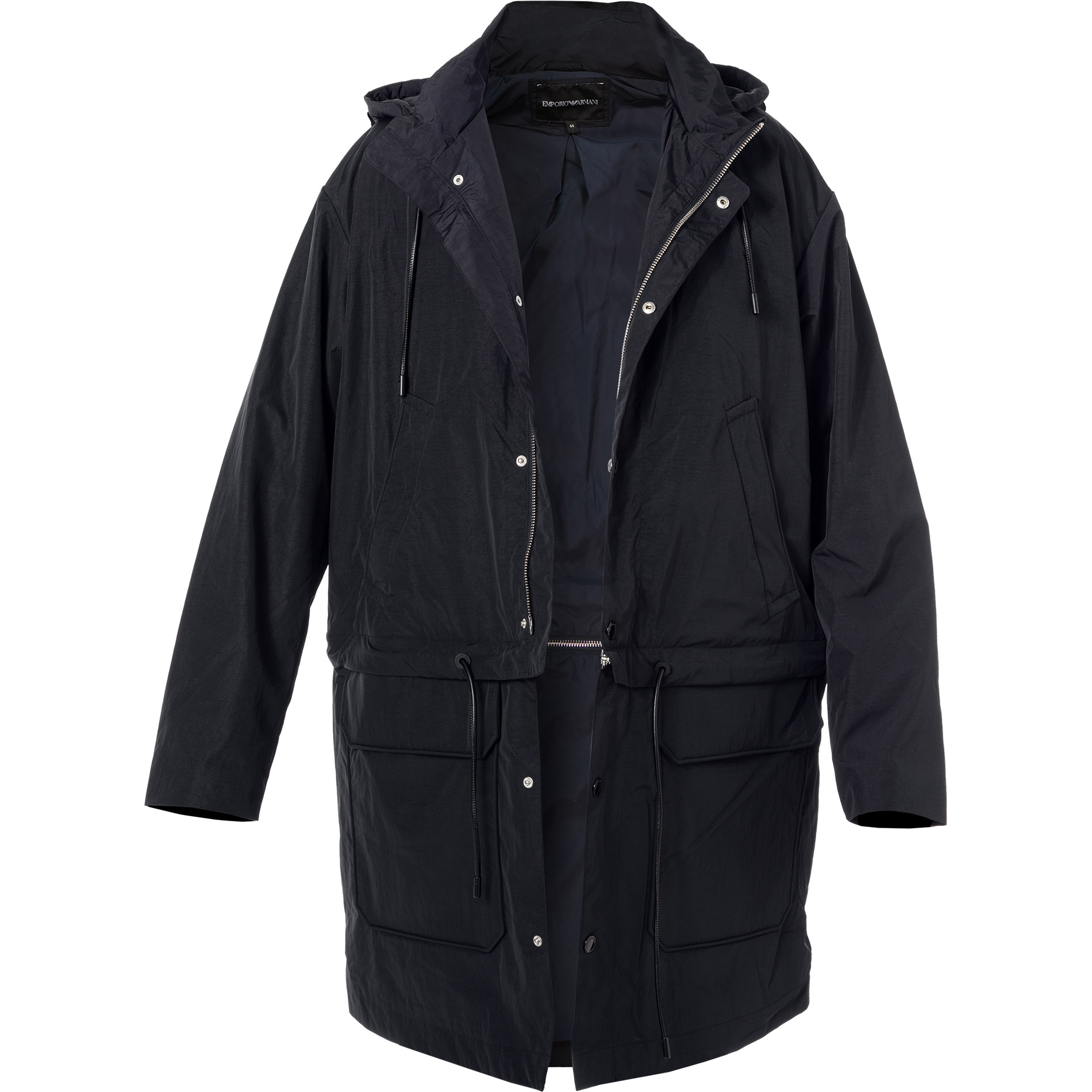 EMPORIO ARMANI Herren Mantel blau unifarben