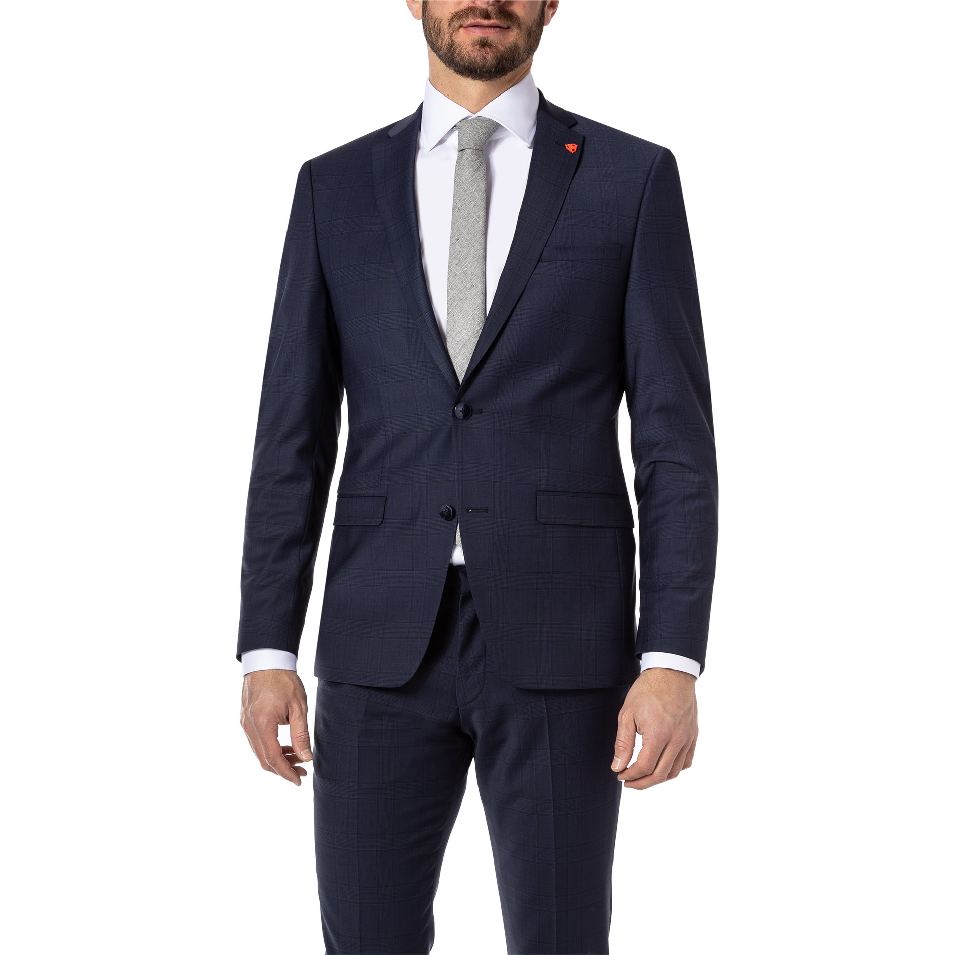 ROY ROBSON Herren Sakko blau Slim Fit