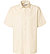 Kurzarmhemd, Relaxed Fit, Baumwolle, beige - beige