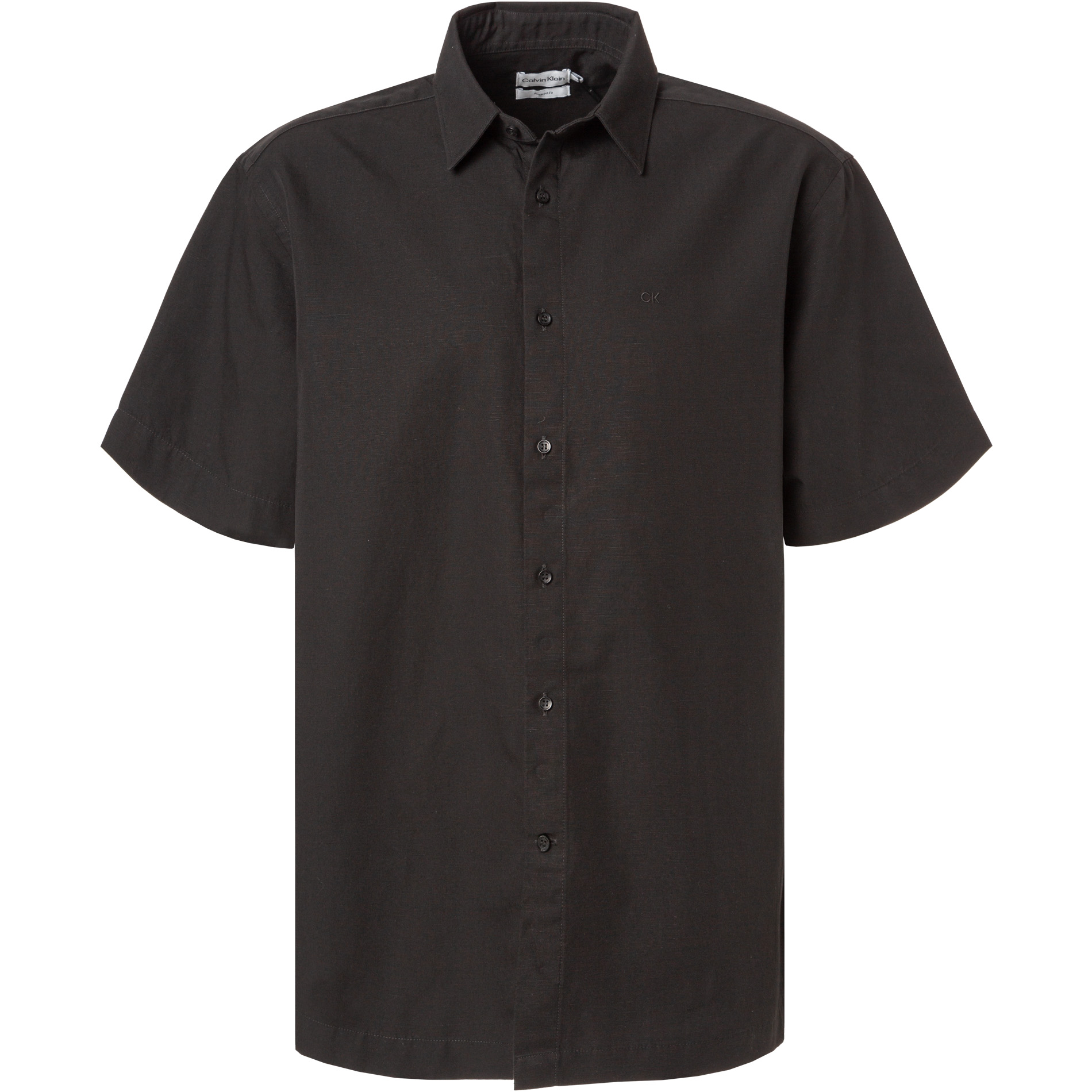 Calvin Klein Herren Kurzarmhemd schwarz