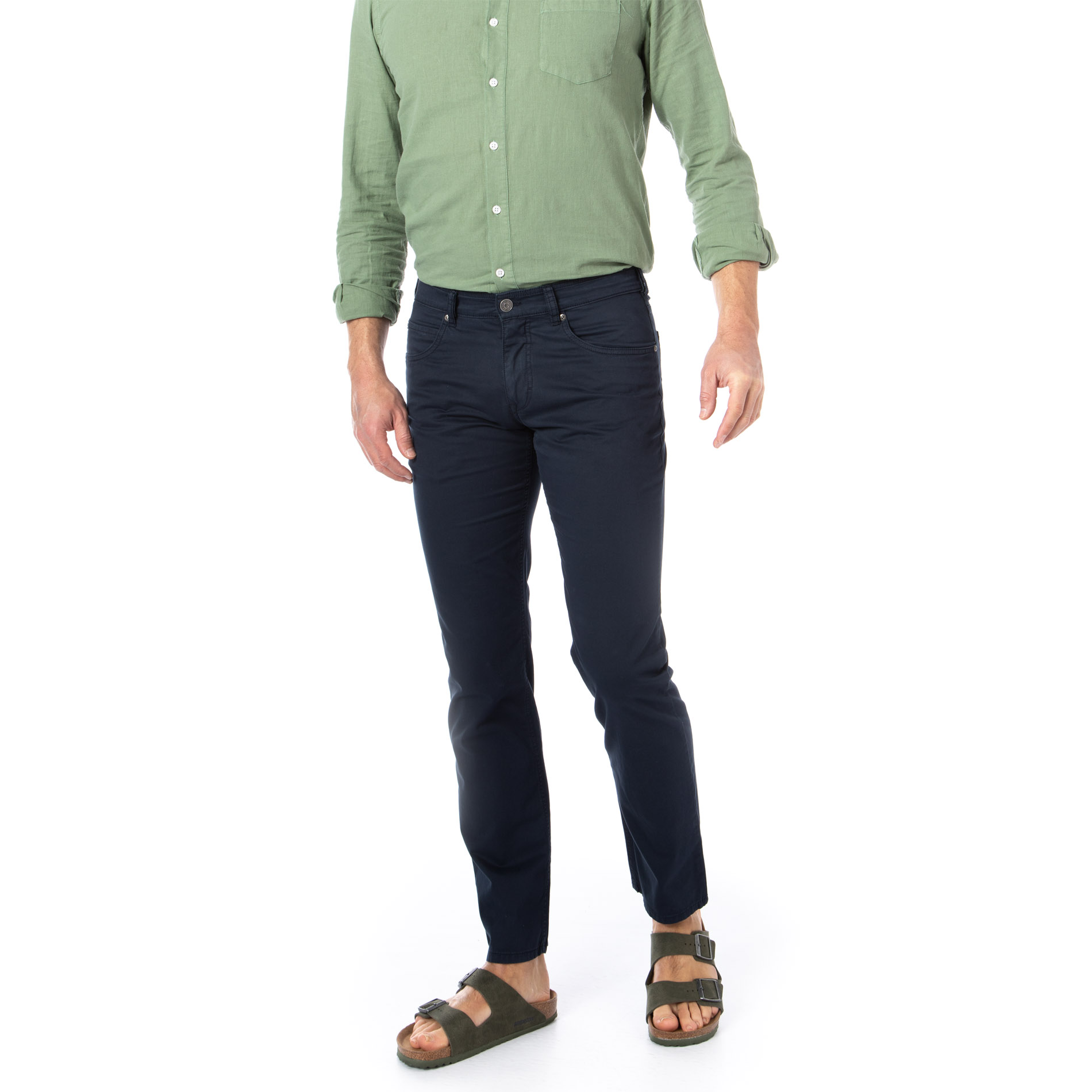 Gardeur Herren Hose Blau