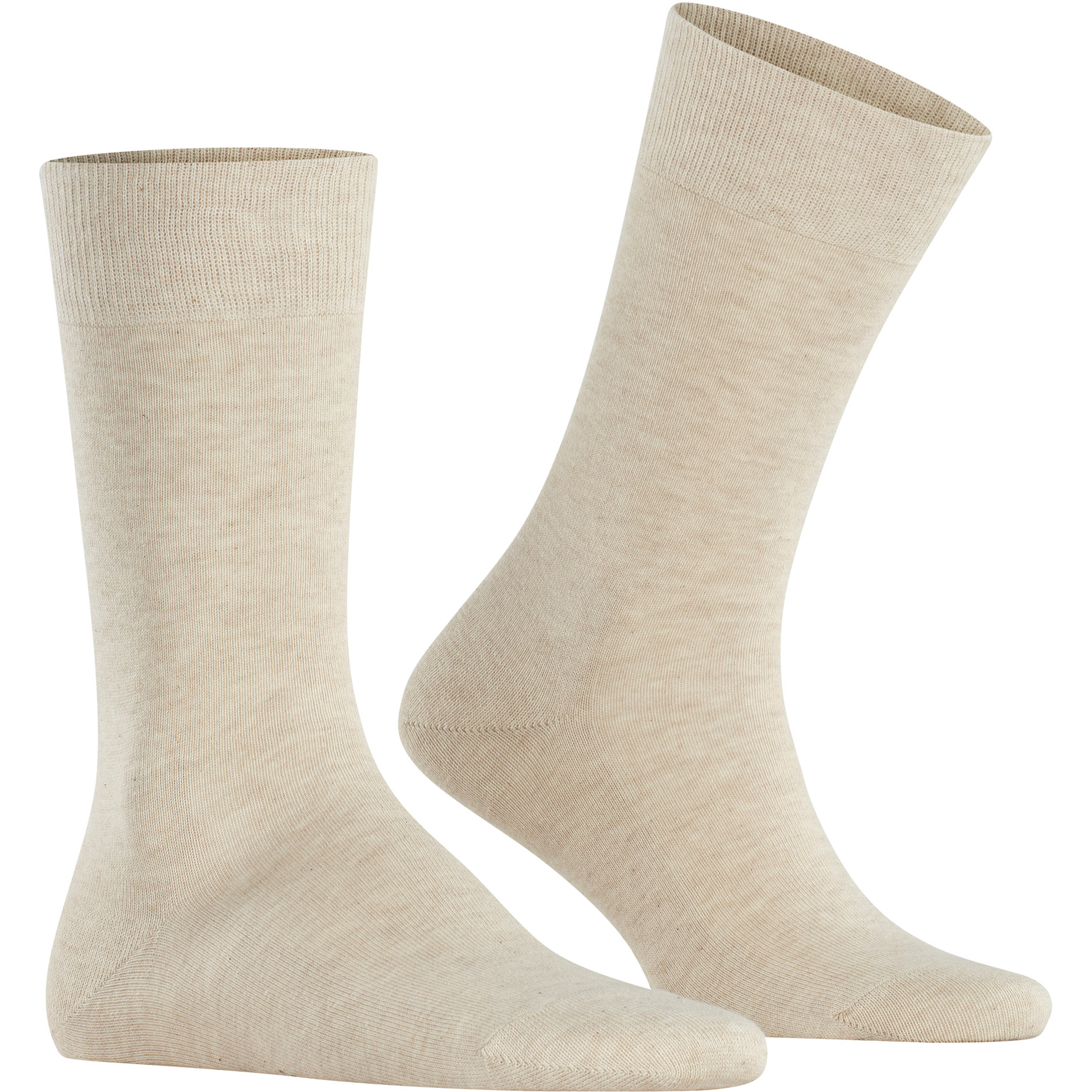 Falke Herren Socken beige Baumwolle & Mix unifarben
