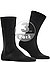 Serie Sensitive New York, Socken, Tencel, schwarz - schwarz