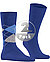 Socken, Baumwolle, royal gemustert - royalblau
