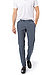 Hose Trento, Slim Fit, Baumwolle, rauchblau kariert - rauchblau