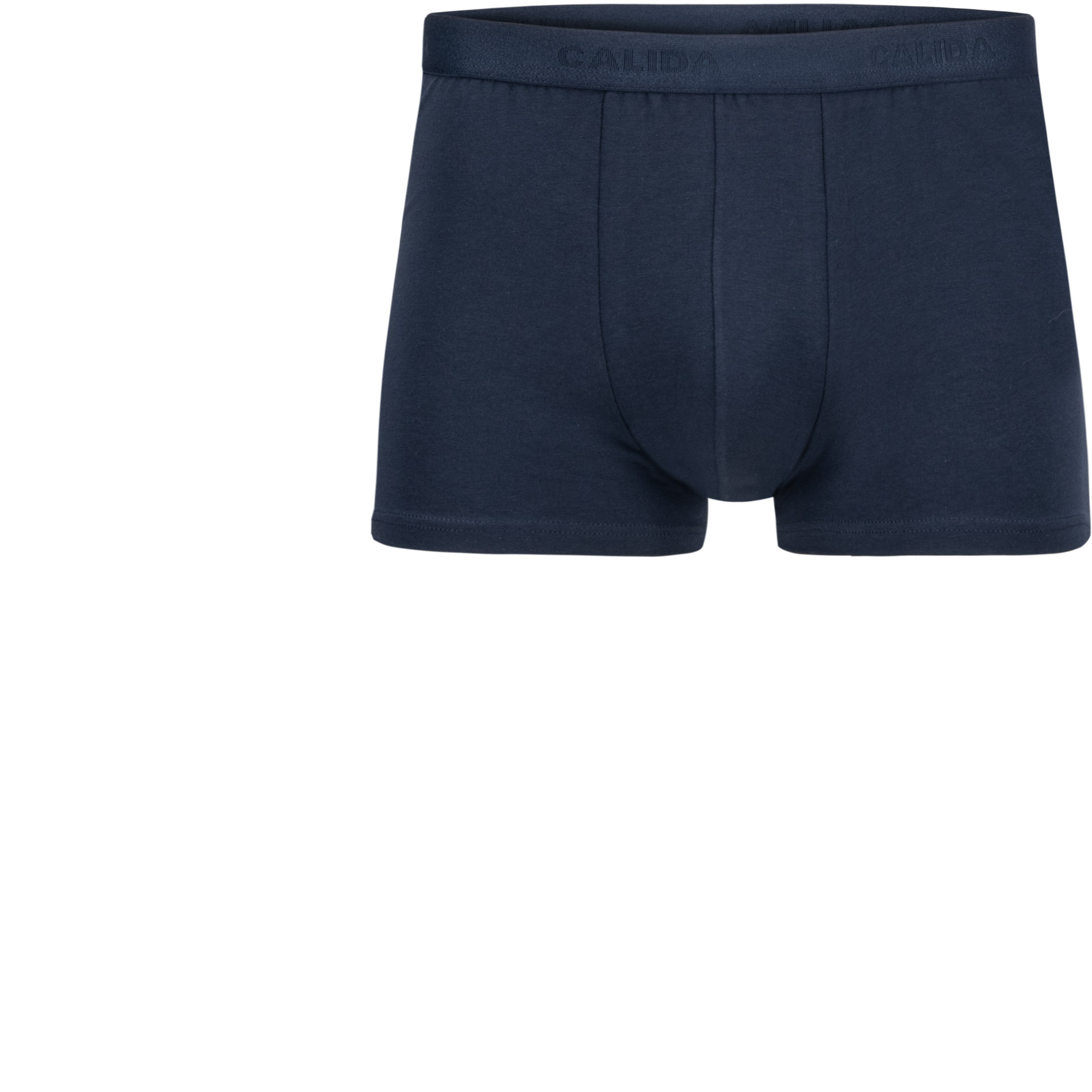 CALIDA Herren Trunks blau Baumwolle unifarben