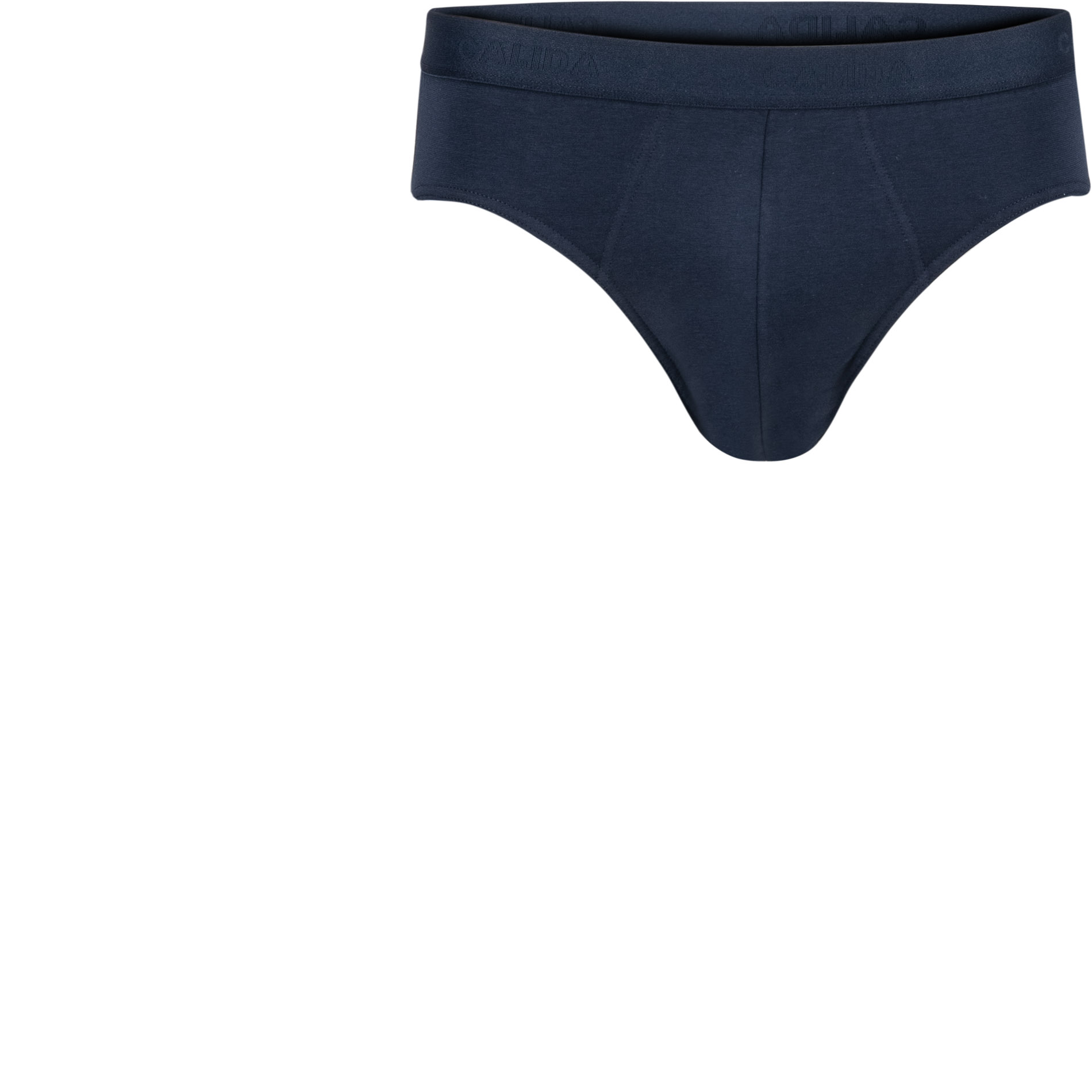 CALIDA Herren Slips blau Baumwolle unifarben