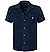 Hemd, Frottee, navy - navy