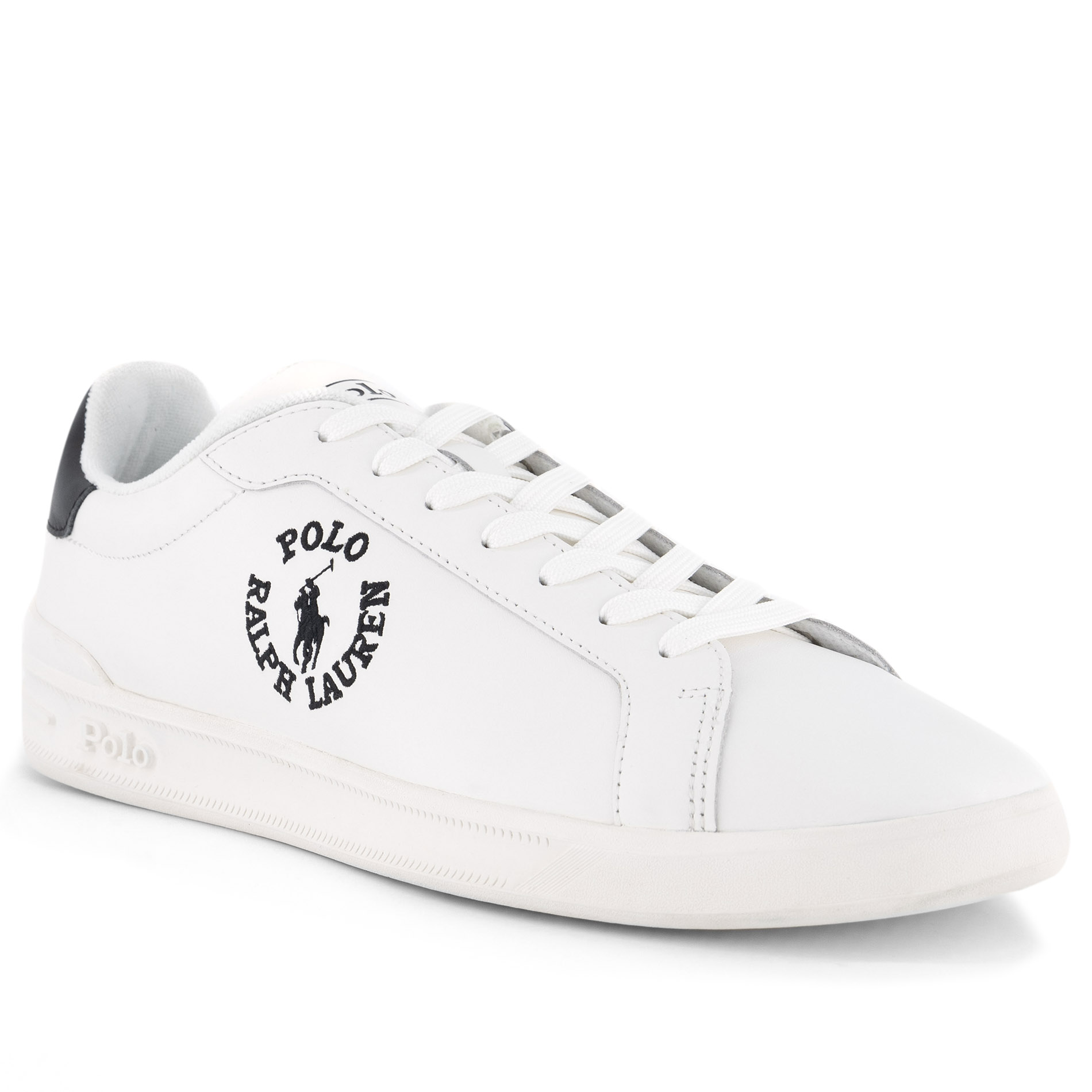 Polo Ralph Lauren Herren Sneaker weiß Glattleder