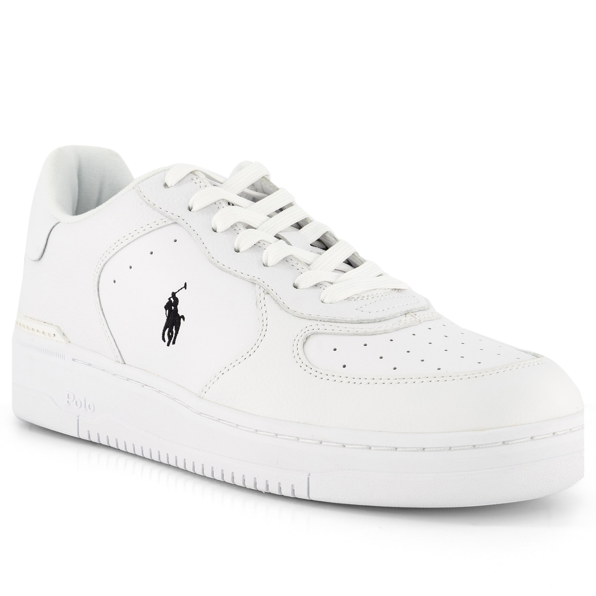Polo Ralph Lauren Herren Sneaker weiß Glattleder