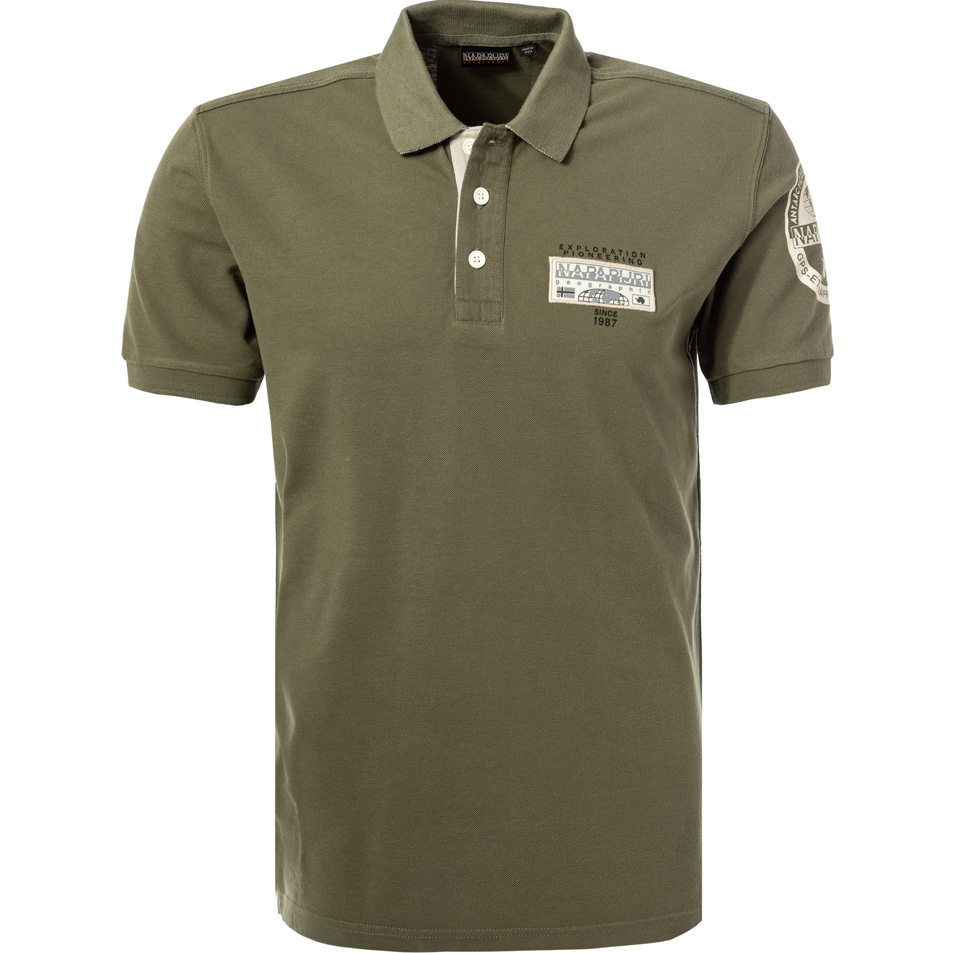 Napapijri Herren Polo-Shirt Grün