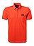 Polo-Shirt, Baumwoll-Jersey, orangerot - rot