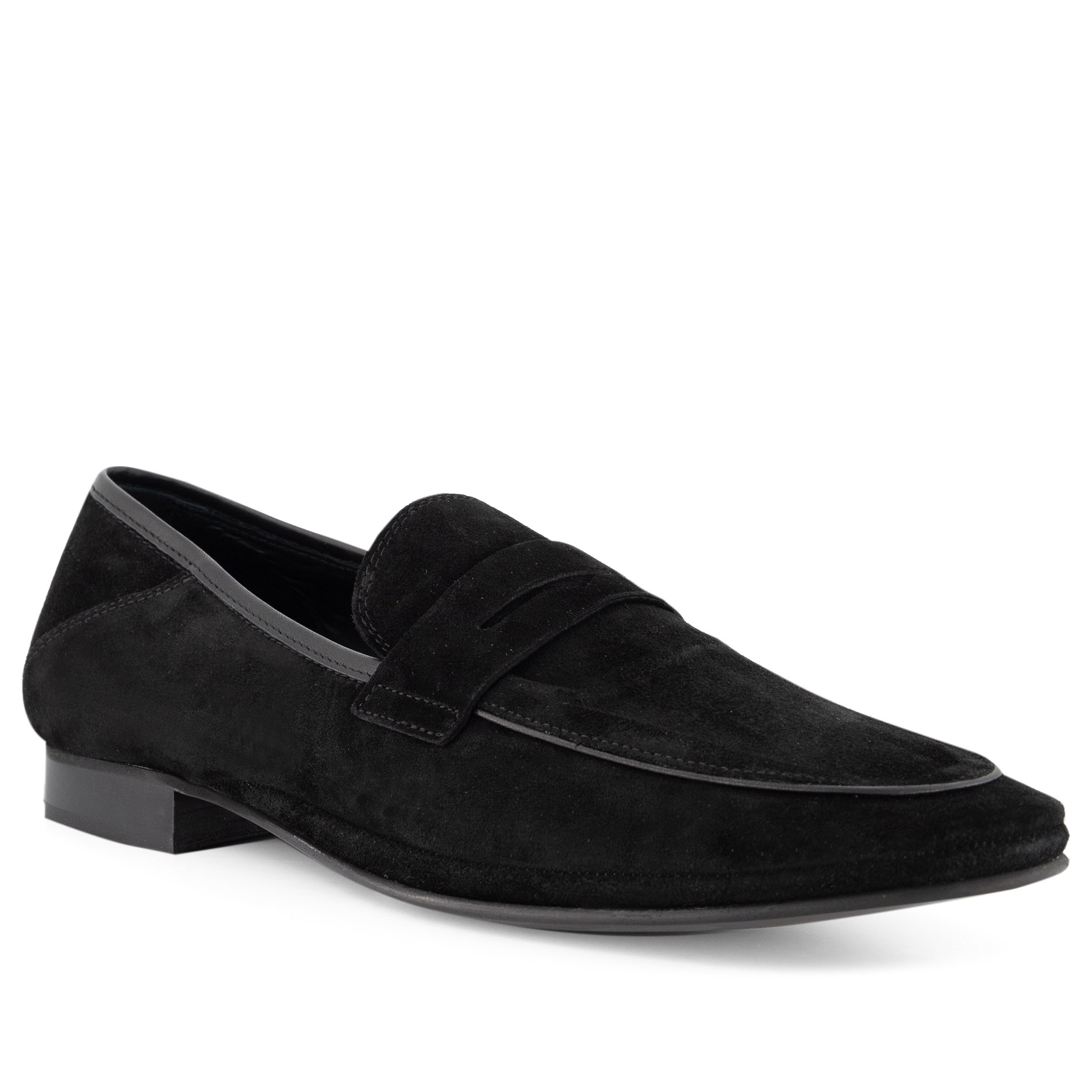 CINQUE Herren Loafer schwarz Veloursleder