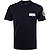 T-Shirt, Baumwolle, marine - marine