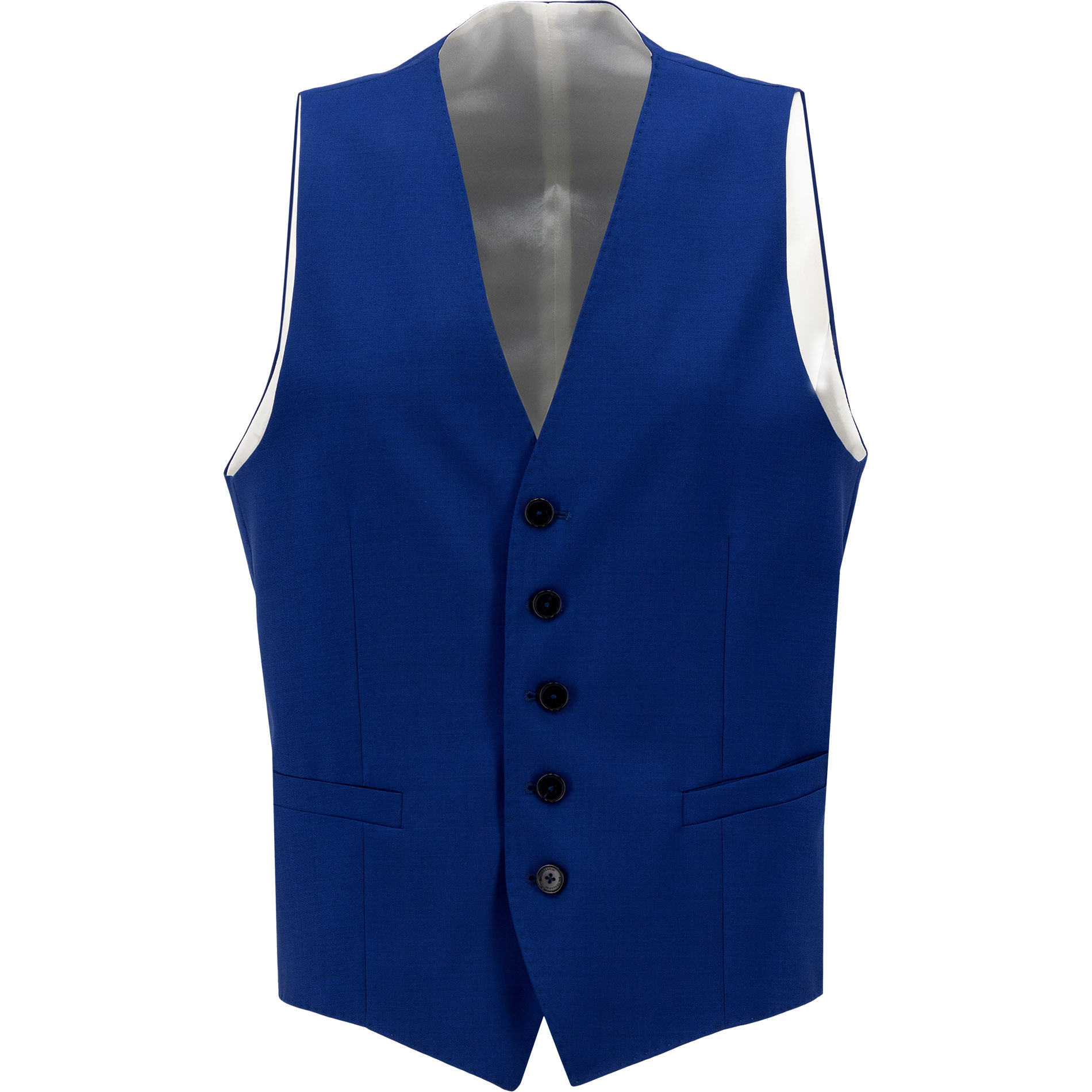BALDESSARINI Herren Weste blau Slim Fit